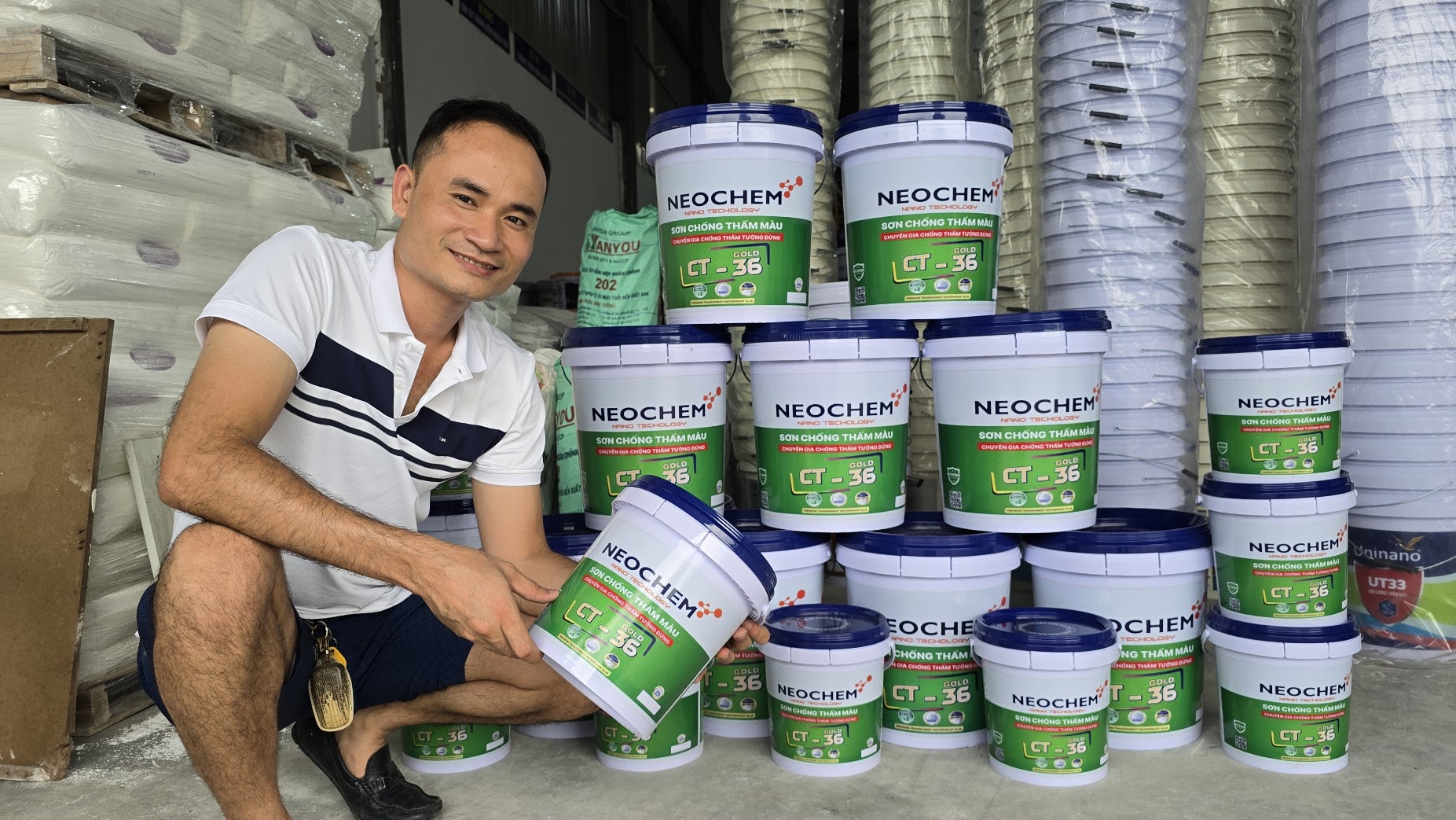 Các lưu ý khi sử dụng sơn chống thấm tường Neochem CT36 Gold
