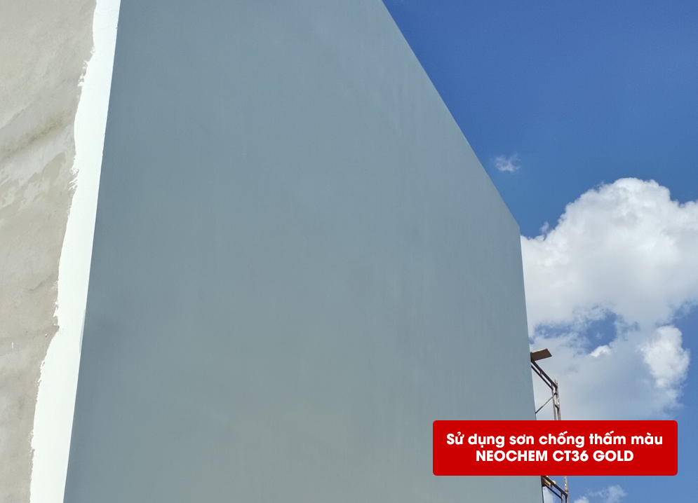 Công trình sử dụng sơn chống thấm màu Neochem CT36 Gold