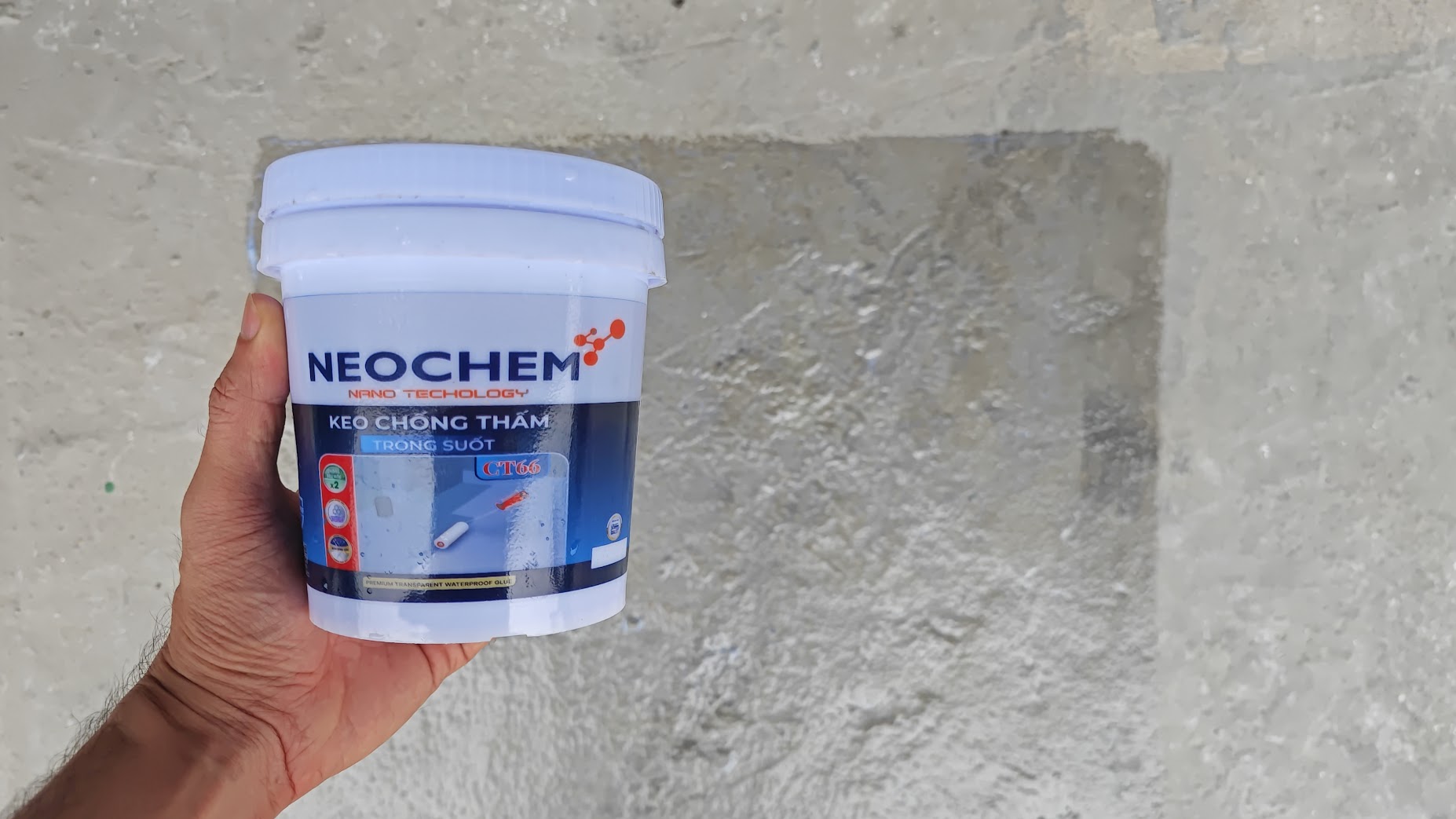 keo chống thấm trong suốt neochem ct66