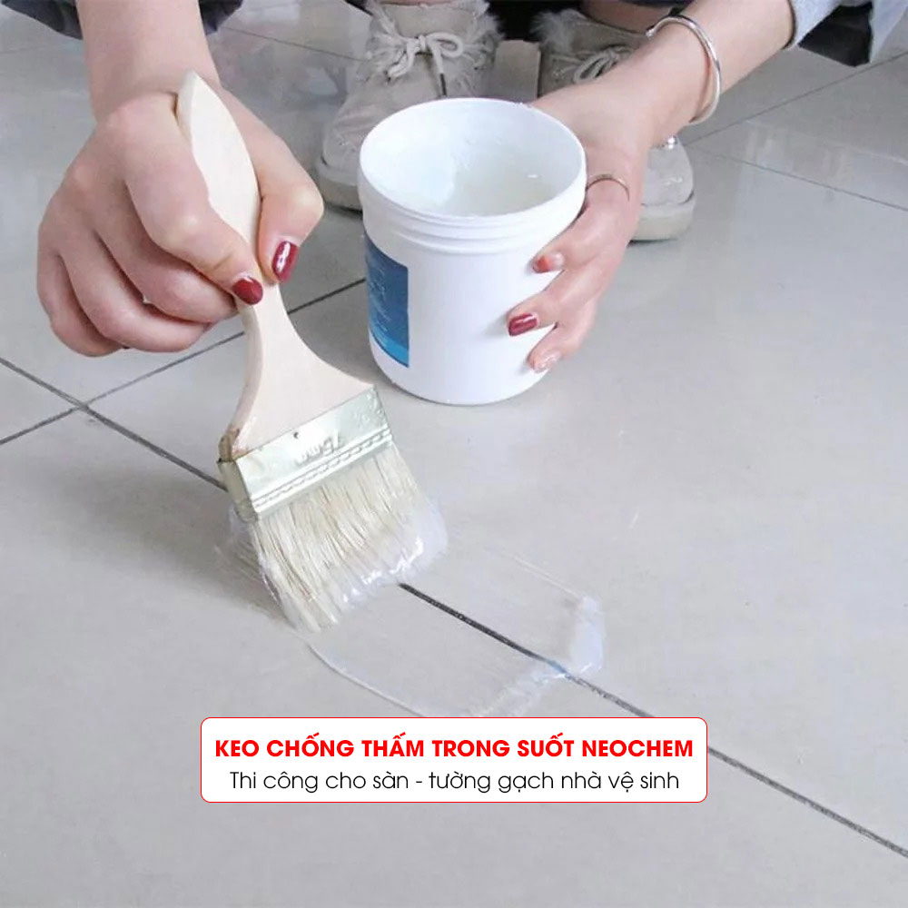 keo chống thấm trong suốt nhà vệ sinh