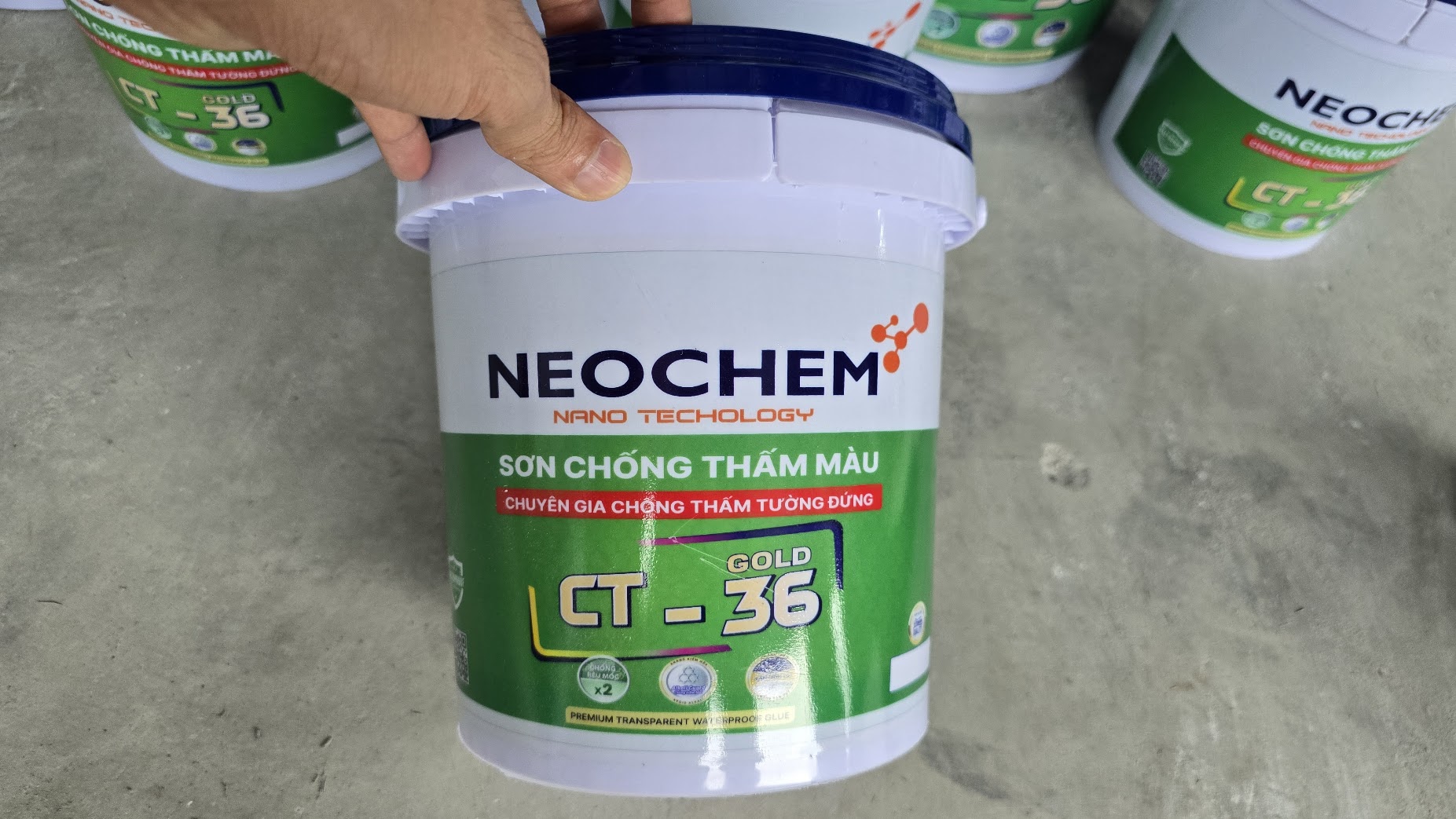Sơn chống thấm tường Neochem CT36 Gold