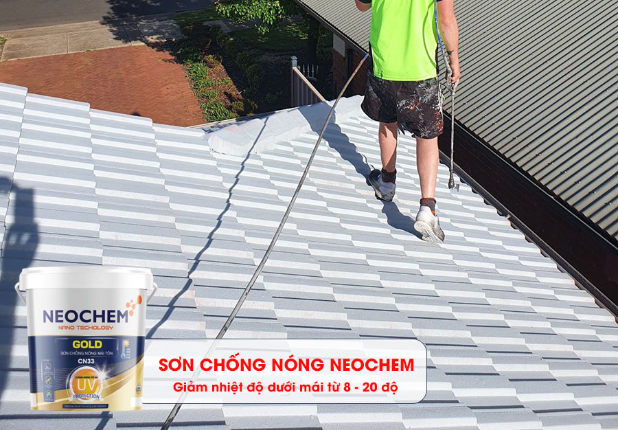 sơn chống nóng mái tôn neochem CN33