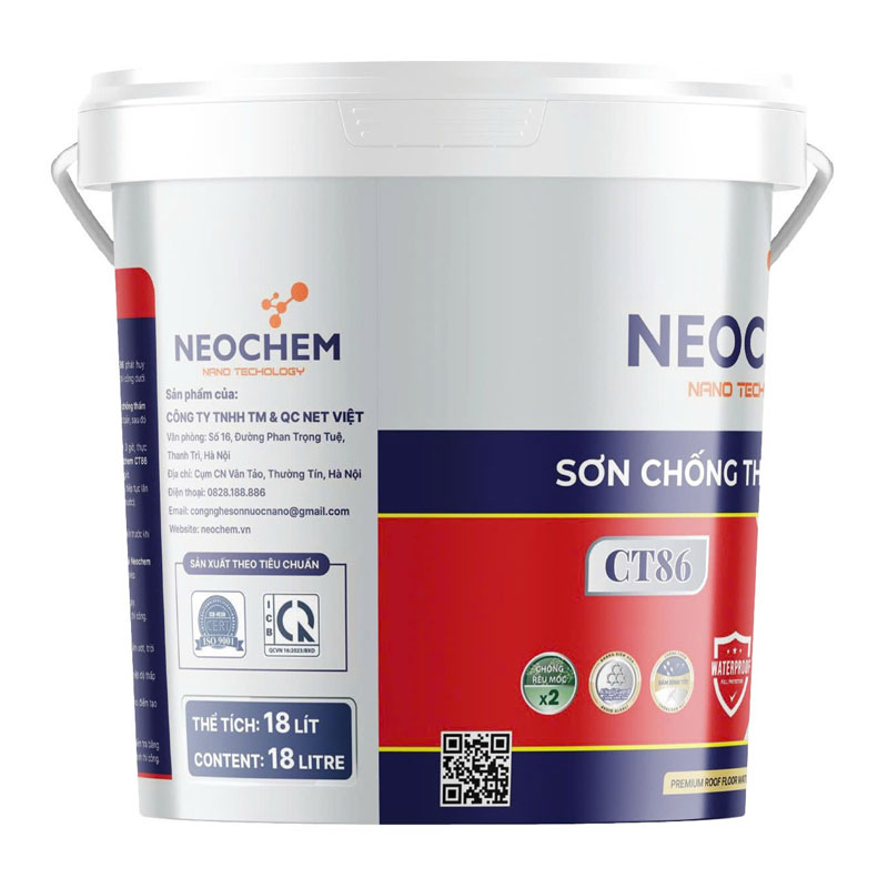 sơn chống thấm sàn mái neochem ct86 cao cấp