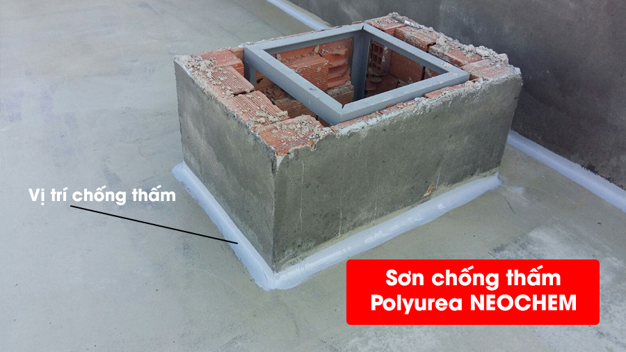 sơn chống thấm sàn mái urea
