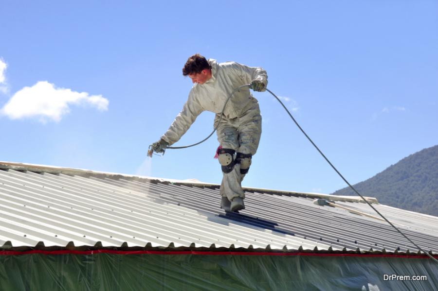 Thi công sơn nước chống nóng mái tôn đúng kỹ thuật giúp mang lại hiệu quả tối đa