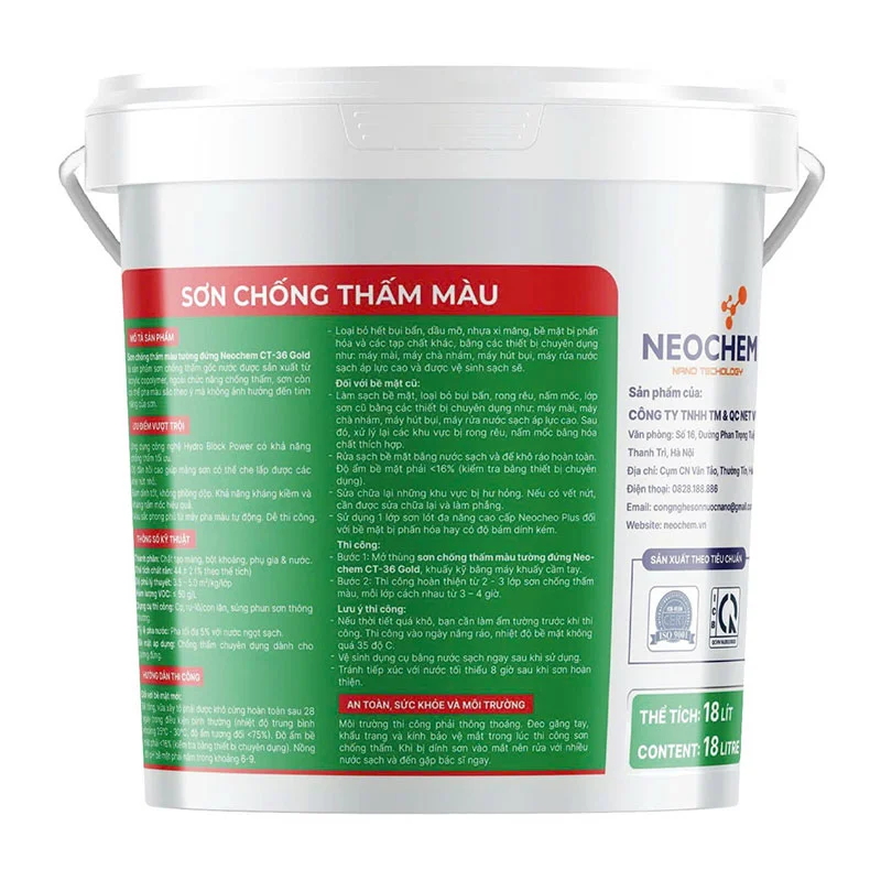 Banner Sơn chống thấm tường NEOCHEM CT36 Gold 3