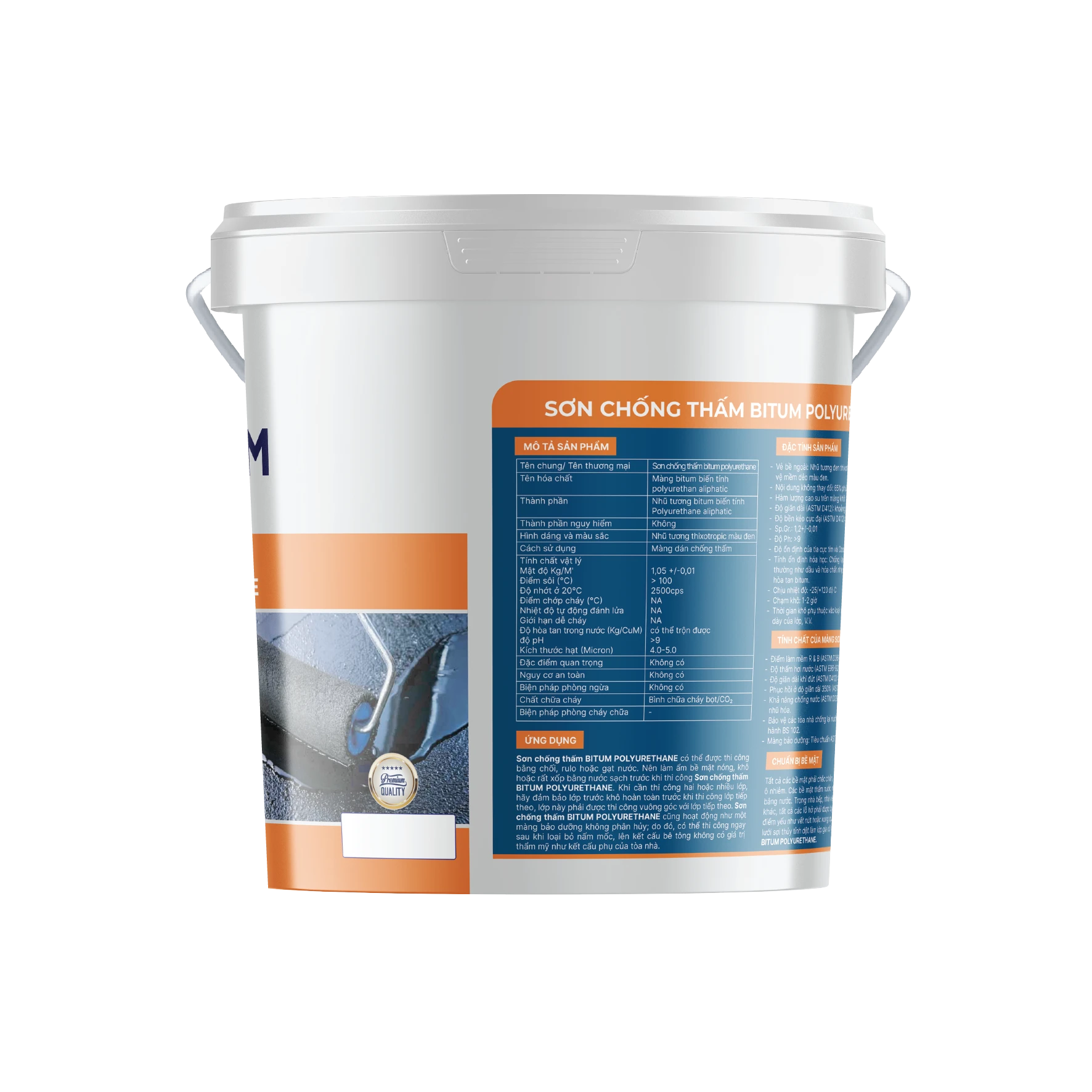 Banner Sơn chống thấm Bitum sân Pickleball Neochem PB-68 1