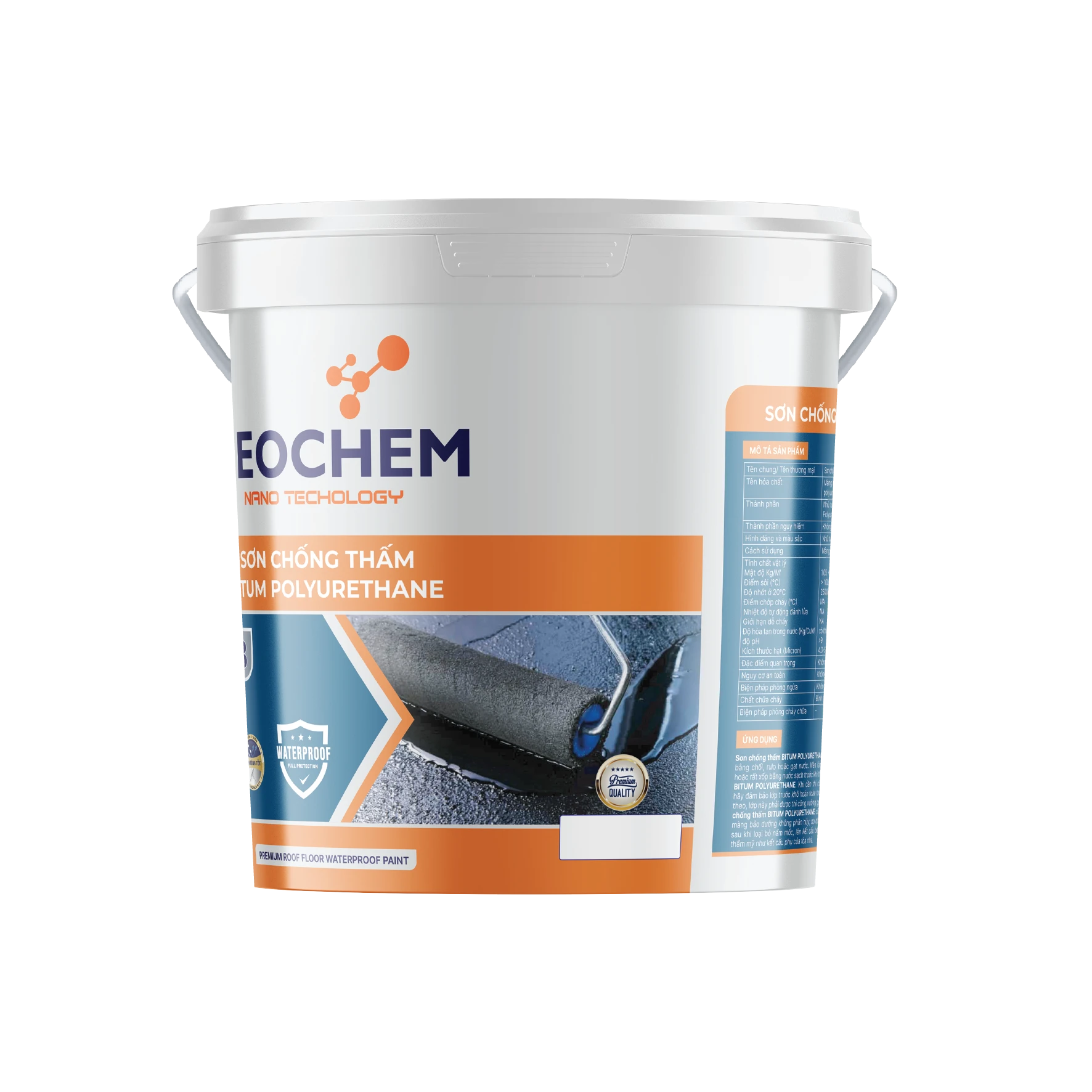 Banner Sơn chống thấm Bitum sân Pickleball Neochem PB-68 3